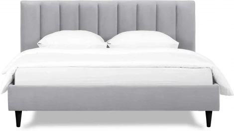 Кровать Queen II Sofia L 1600 ОГОГО (арт.577479), (Ткань/Серый)