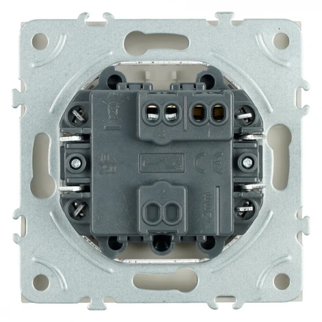 Выключатель одноклавишный (кашемир, soft touch) Stekker Эмили 49891