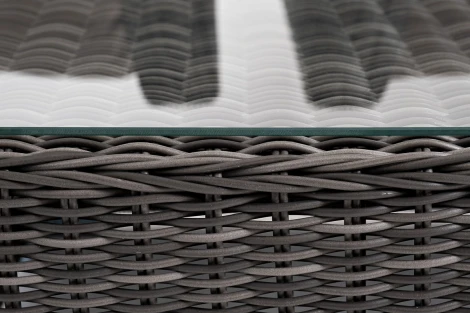 Лаунж-зона из искусственного ротанга, цвет графит 4SIS Капучино KS3C2T-4-SET graphite