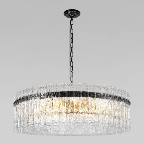 Подвесная люстра Loft It Nevada 10297/800 Pearl black (220V, хрусталь, круглые)