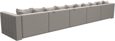 Диван П-образный Лига-052 НПБ МегаЛонг Лига Диванов (Замша) арт.128883