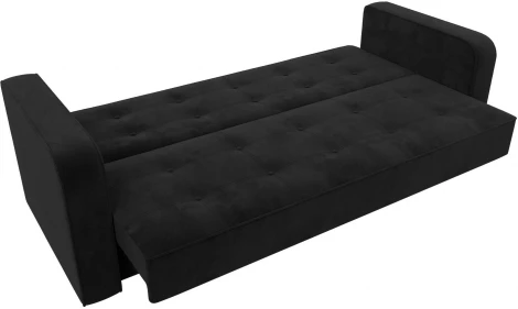 Диван-книжка Тур (Черный/Велюр) Лига Диванов арт.121779