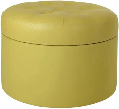 Пуф Barrel большой ОГОГО (арт.330189), (Экокожа/Зеленый)