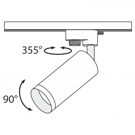 Трековый светильник Maytoni Track lamps TR004-1-GU10-RG