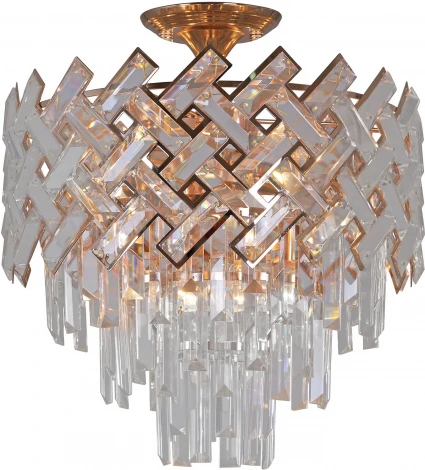 Потолочная люстра хрустальная Reluce 09108-3.4-06 (220V)