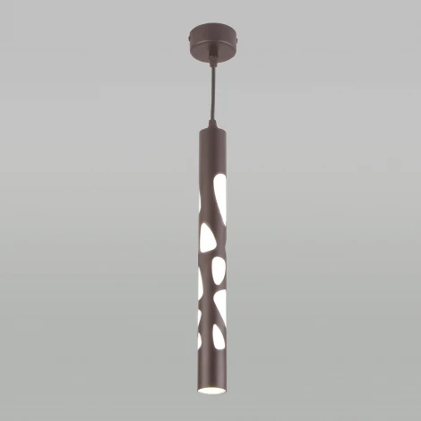 Подвесной светильник Elektrostandard DLR037 12W 4200K кофейный (LED, 220V, на проводе, круглые)