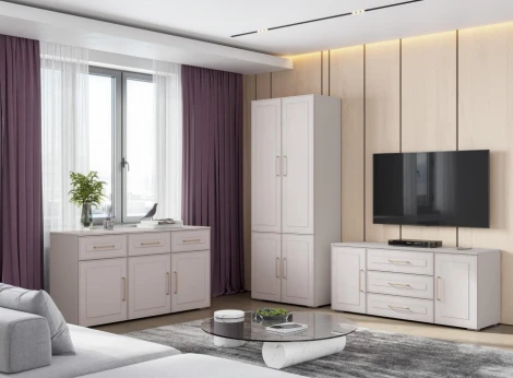 Комод Мотру ТБ-01 (Мотру ТБ-01 кашемир / шампань) Woodville арт.584201