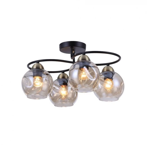 Потолочная люстра на штанге Omnilux Carini OML-95007-04 (220V, шарики)