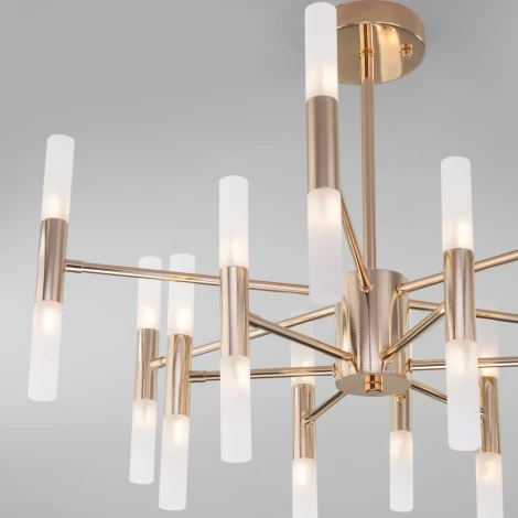 Потолочная люстра Wi-Fi на штанге Bogate's Bastone 350 Smart (220V, управление смартфоном, голосовое управление, умный дом - Minimir Home, Алиса, Маруся, Салют)