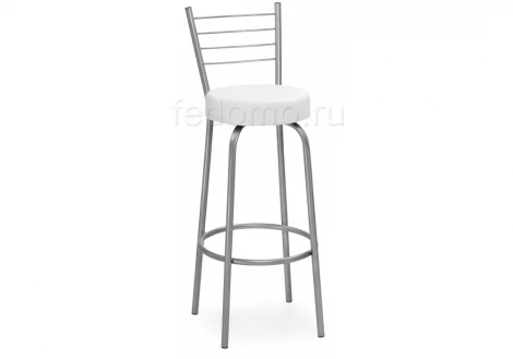 Барный стул Woodville Kuroda белый полимер / светлый мусс 453998