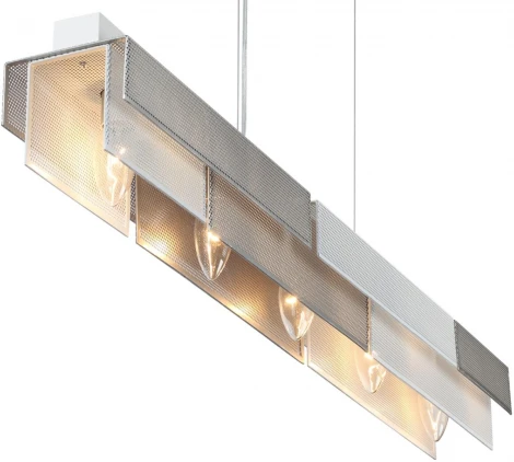 Подвесной светильник Lumion Dana 8006/5A белый/никель, белый металл/металл Е14 5*40W 220V (на тросе)