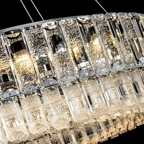 Подвесная люстра хрустальная Modelux ML.7039.800 CR