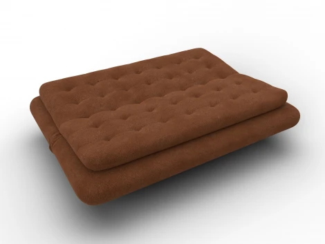 Диван-книжка Лига-123 (Металл,ЛДСП,Брус,Доска,Велюр/Терракотовый) Лига Диванов 137623