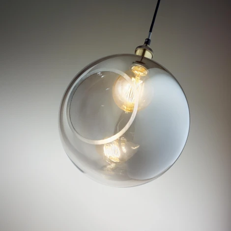 Подвесной светильник Ideal Lux Rustik SP1 (220V, на проводе, шар)