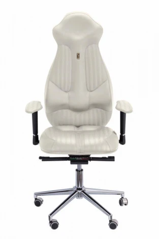 Эргономичное кресло Imperial Kulik System Бежевая кожа