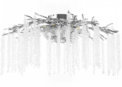 Потолочная люстра хрустальная Arte Milano Milano-3 23312.850.7.G9.A CR (220V)