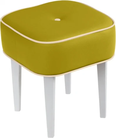 Табурет Handy SQ ОГОГО (арт.434031), (Ткань,Экокожа/Желтый)