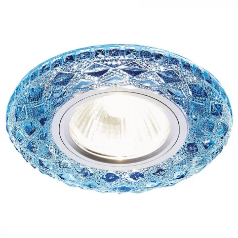 Встраиваемый точечный светильник Ambrella Декоративные Кристалл Лайт S288 BL (220V)