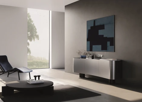 Рамка на 5 постов (титан, стекло) Voltum S70 VLS110506