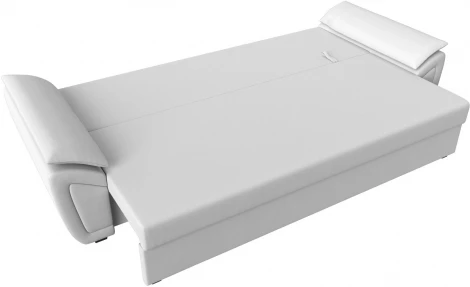 Лига Диванов прямой диван Нэстор Лайт (Экокожа/Белый)