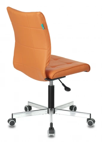 Кресло Бюрократ CH-330M оранжевый Orion-20 эко.кожа крестовина металл хром