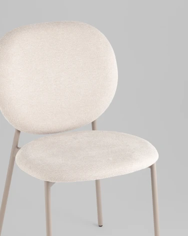 Стул обеденный Pip бежевый кремовые ножки NP Stool Group арт.УТ000039728