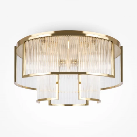 Потолочный светильник круглый Maytoni Frame MOD174CL-09G (220V, круглые)