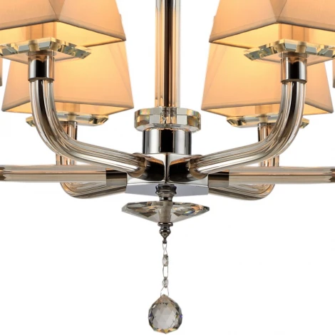 Подвесная люстра ILLUMICO IL6189-6P-27 CR (220V, на цепи)
