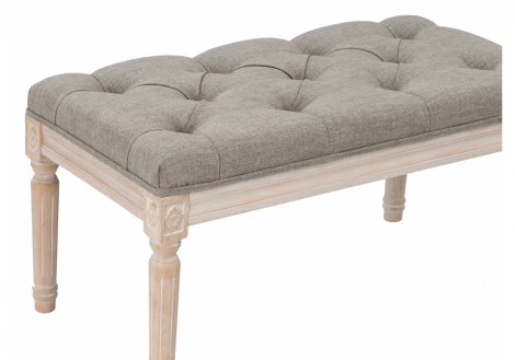 Банкетка Woodville Viera 2 light grey 11854