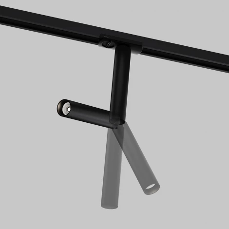 Трековый светильник однофазный 220V 6W Maytoni Focus T TR142-1-6W4K-B (LED, круглые)