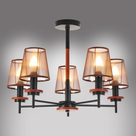 Потолочная люстра на штанге MyFar Daniel MR1851-5C (220V)