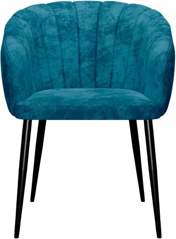 Стул DikLine 441 M19 бирюза, ножки черные арт.00-00072789