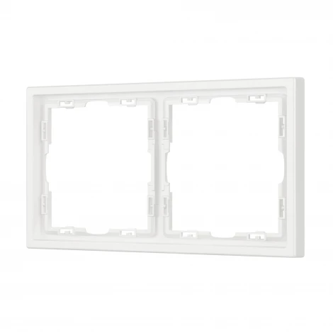 Рамка пластиковая FRM-NOBE-SFPL-2-WH (Arlight) 054215