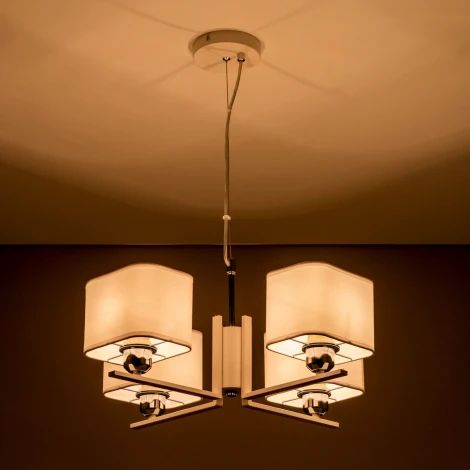 Люстра подвесная Тильда CL469245 (220V, на тросе, куб)