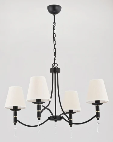 Подвесная люстра Alfa Abil Black Gold 23004