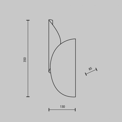Настенный светильник Maytoni Organic MOD225WL-02B1 (220V)