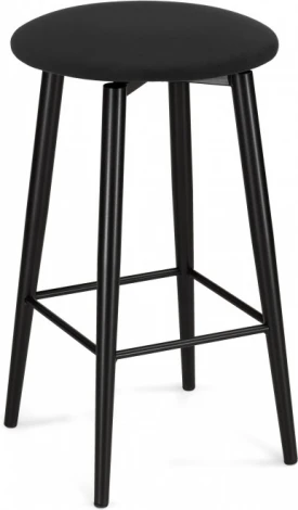 Полубарный стул Гангток крутящийся (Гангток крутящийся черный / черный матовый) Woodville арт.578582