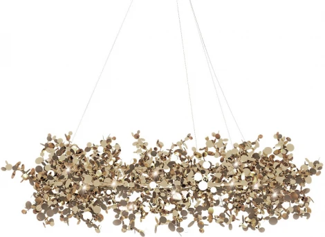 Подвесная люстра Loft It Spark 10101/800 Gold (220V, на тросе, лепестки)