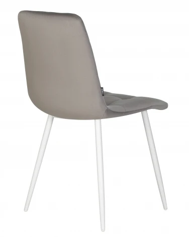 Стул обеденный CHILLY (Темно-серый Holland 18, основание белое)