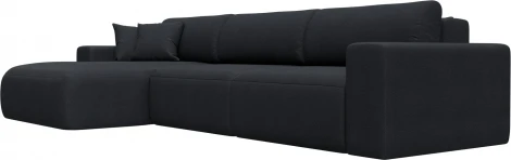 Диван угловой Лига-036 НПБ Классик Лонг левый угол Лига Диванов (Замша) арт.127798L