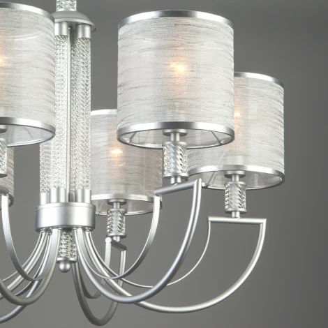 Подвесная люстра Eurosvet Licata 60099/6 серебро