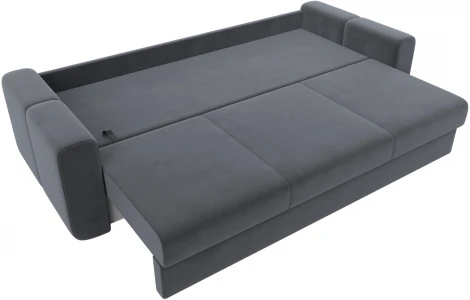 Диван прямой Лига-031 (Серый/Велюр) Лига Диванов арт.121258