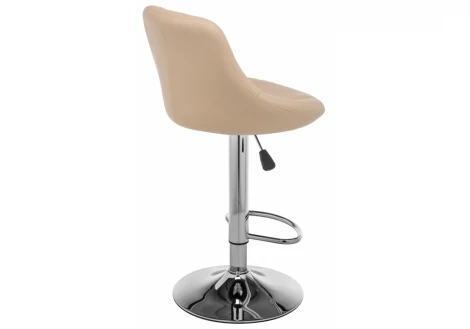 Барный стул Woodville Curt бежевый 1382