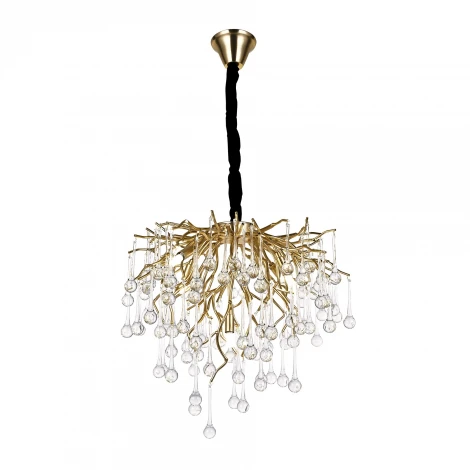 Подвесная люстра хрустальная Modelux MODESTYLE MS.2105.400 GD