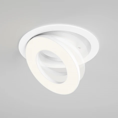 Встраиваемый светильник Maytoni Vector DL102-12W4K-W (LED, 220V, круглые)