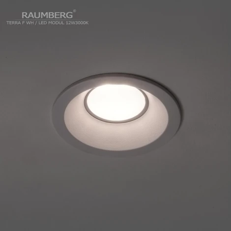 Встраиваемый светильник Raumberg Terra F TerraF\Wh\12W3000K White Led 12w 3000K