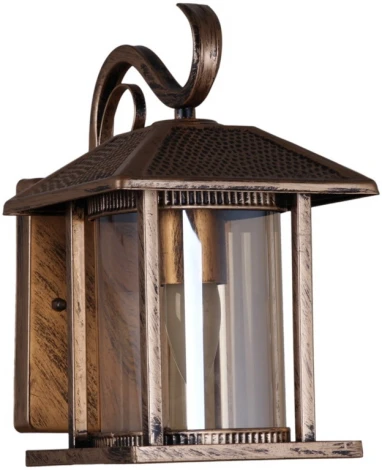 Настенный фонарь уличный Reluce 08287-9.2-001U BKG (220V, фонарь, IP44)