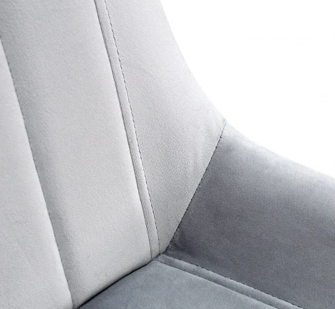 Стул Sheffilton SHT-ST37/S37 серое облако/черный муар