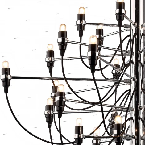 Подвесная большая люстра Divinare Molto 8030/02 LM-50 (220V, на тросе)