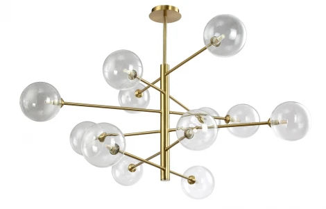 Потолочная люстра Crystal Lux Marzo SP12 BRONZE/TRANSPARENTE